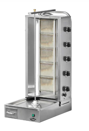 Pimak Alttan Motorlu Döner Ocağı 5 Radyanlı Gazlı LPG Ce Belgeli 50x71x123 cm DO8/M77-(5A) — Pimak — Görsel 1