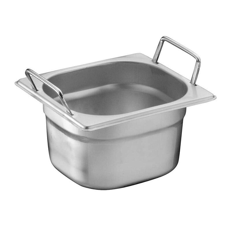 Bilge Inox GN 1/6-200 mm Paslanmaz Çelik Saplı Gastronorm Küvet — Bilge Inox — Görsel 1
