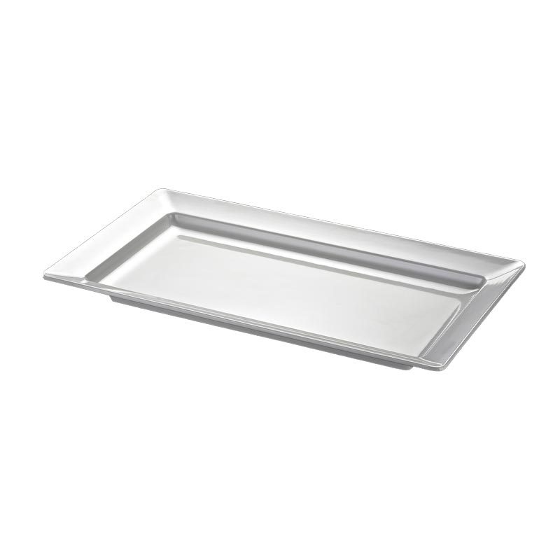 Biradlı BRD-100118 Dikdörtgen Melamin Sunum Tepsisi, 45x22x5 cm — Biradlı