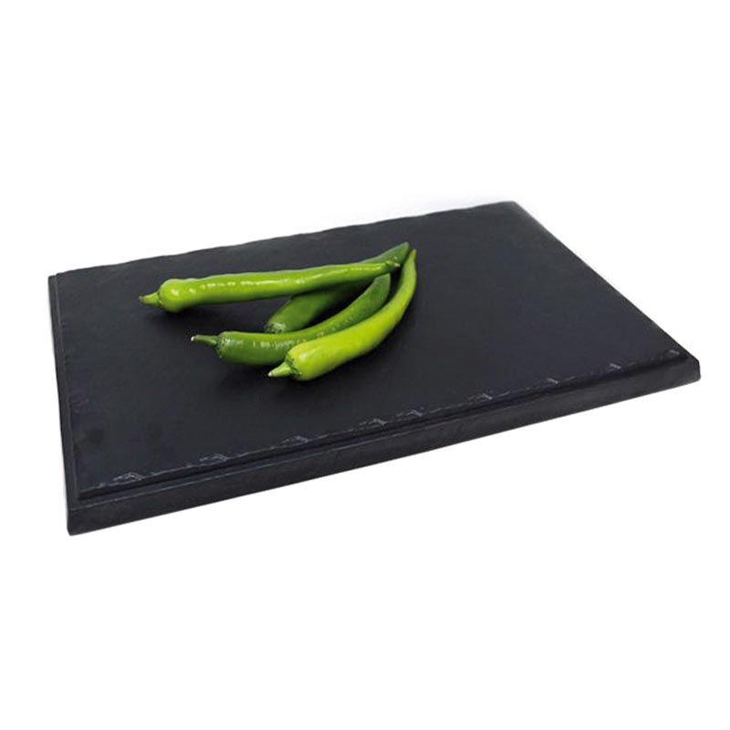 Biradli Sunum Tepsisi Siyah 42x34x3 BRD-16924 Cm Tarako Dikdortgen