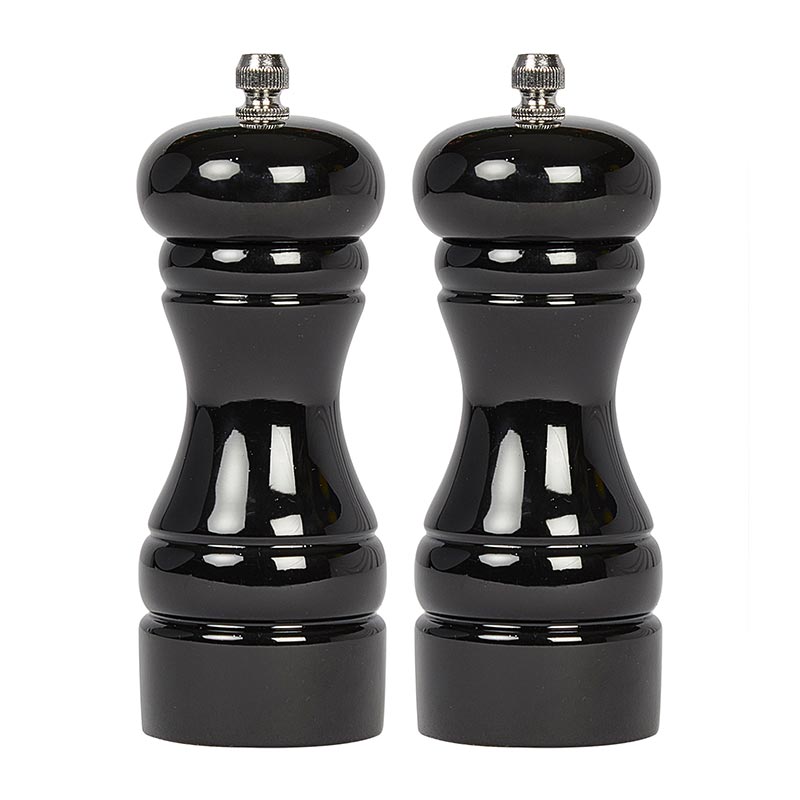 Biradli Ve Karabiber Degirmeni 2 Lı-13 Cm BRD-233 Metal Tuz Siyah