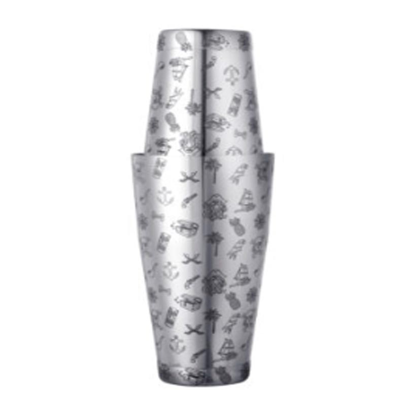 Biradlı BRD-3399 Tattoo Boston Shaker, 550/750 cl — Biradlı