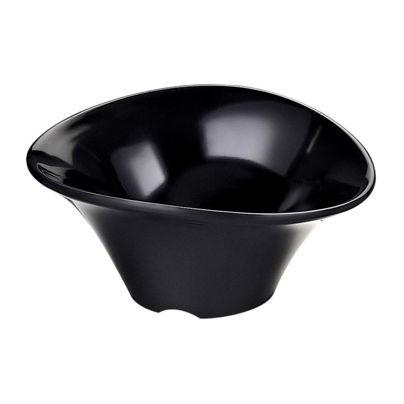 Biradlı BRD-516304 Açık Büfe Minimal Sos Tabağı, 10x8 cm, Siyah — Biradlı