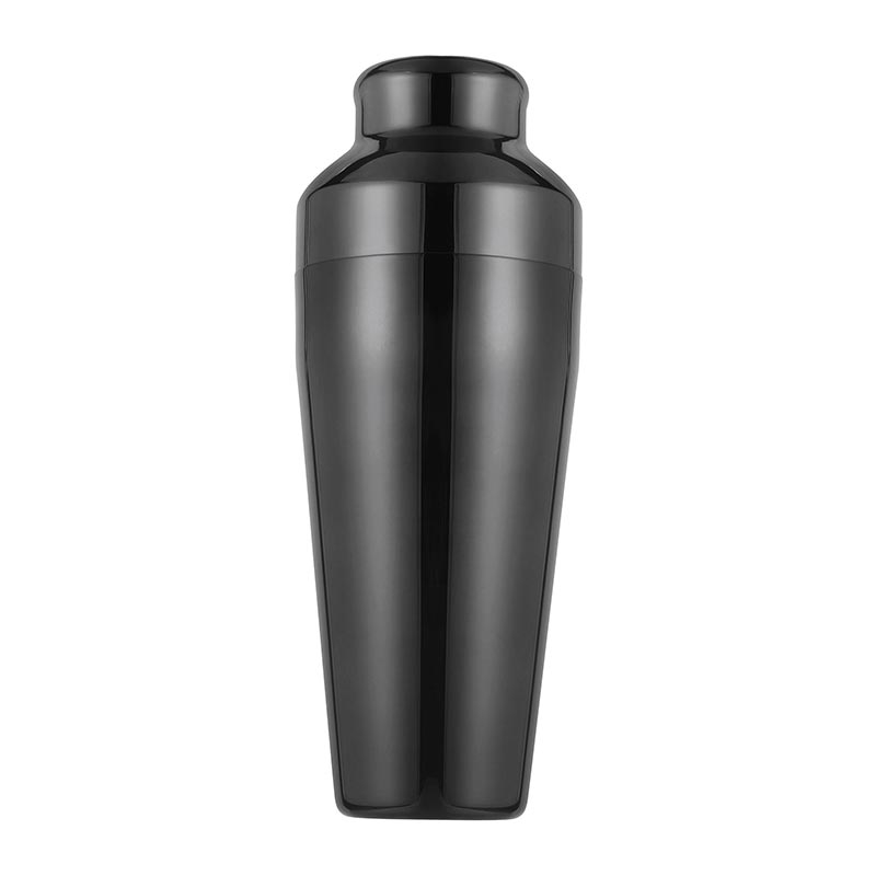 Biradlı BRD-601 Fransız Model Paslanmaz Çelik Shaker, 600 ml, Siyah — Biradlı
