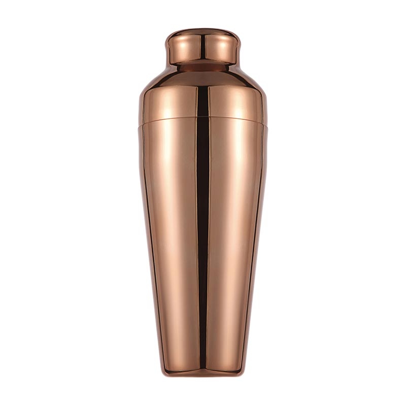 Biradlı BRD-601 Fransız Model Paslanmaz Çelik Shaker, 600 ml, Bakır — Biradlı