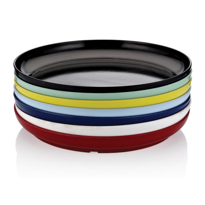 Biradli Teshir Tepsisi Beyaz 39x5 FTS-1960 Cm Yuvarlak Melamin