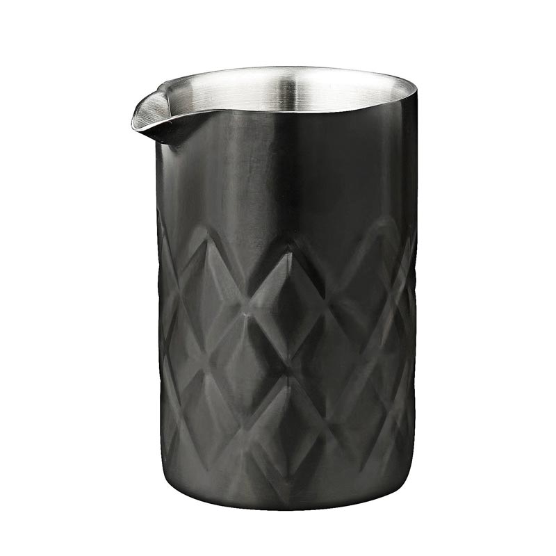 Biradli Mixing Glass 540 Cc GRV-239 Grovy Celik Siyah