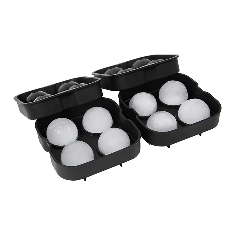 Biradlı GRV-013 Dörtlü Top Silikon Buz Kalıbı, 45x45 mm — Biradlı