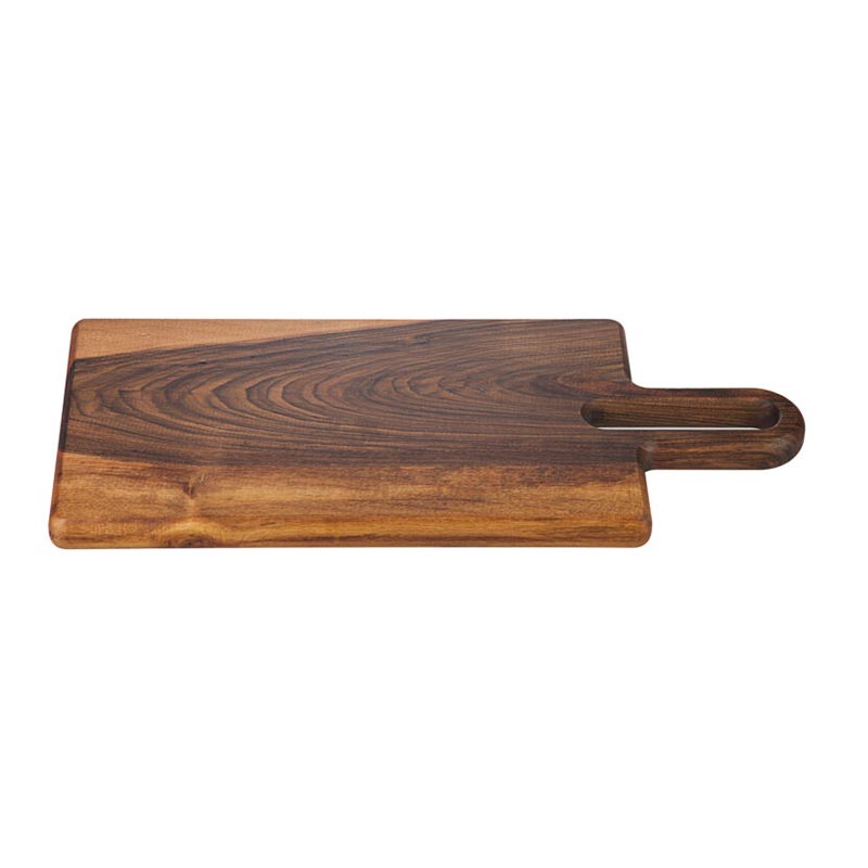 Biradlı GRV-1888 Kulplu Steak Sunum Tahtası, 45x20 cm, Ceviz — Biradlı — Görsel 1