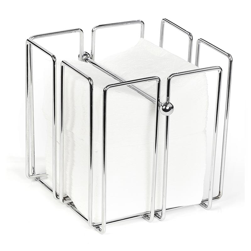Biradlı GRV-253 Metal Kare Peçetelik, 19x19x19 cm — Biradlı