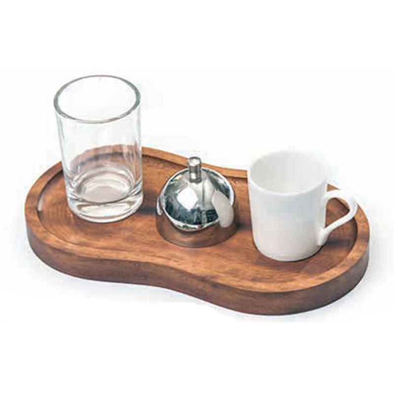 Biradlı GRV-305 Ahşap Türk Kahve Sunum Seti, 23x12x2 cm — Biradlı