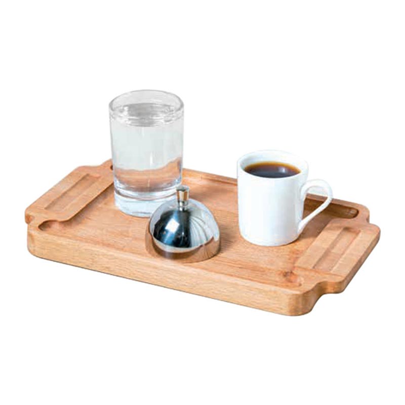 Biradlı GRV-306 Ahşap Türk Kahve Sunum Seti, 23x15x1.8 cm — Biradlı — Görsel 1