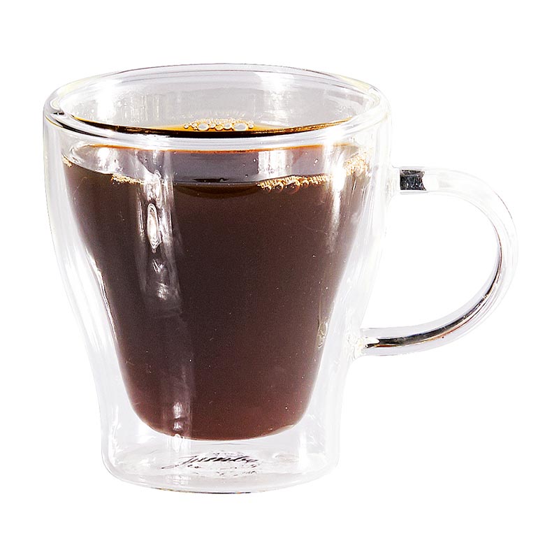 Biradli Cidarli Kulplu Espresso Bardagi GRV-334 80 Ml Cift