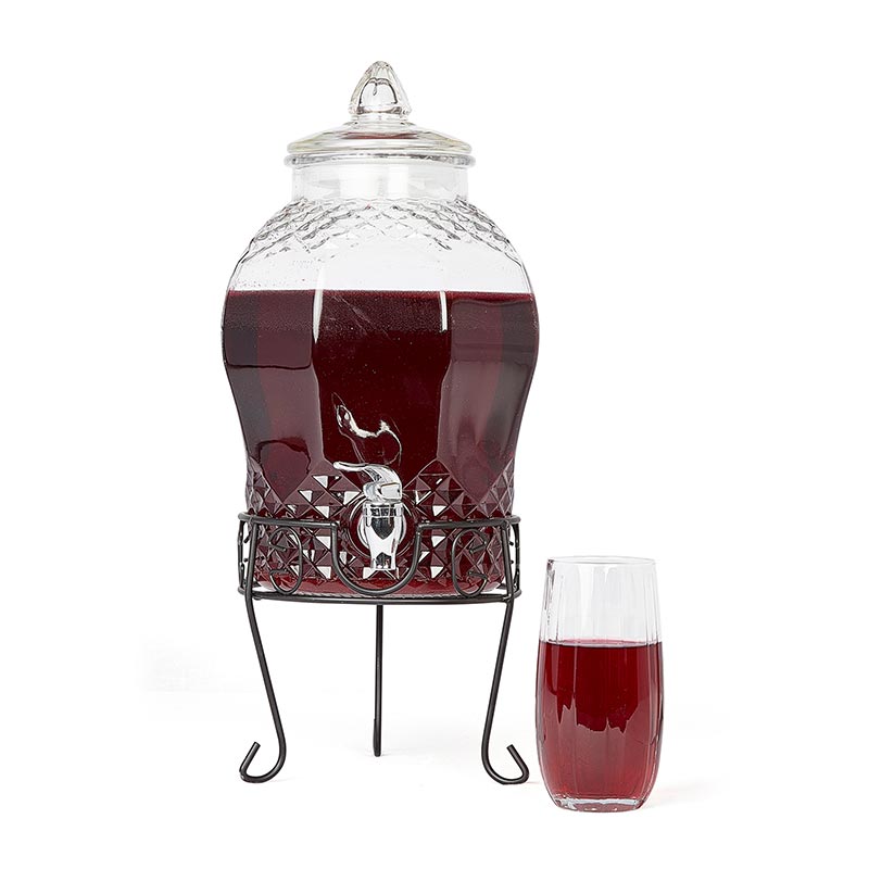 Biradli Cam Serbetlik GRV-6031 6 L Musluklu