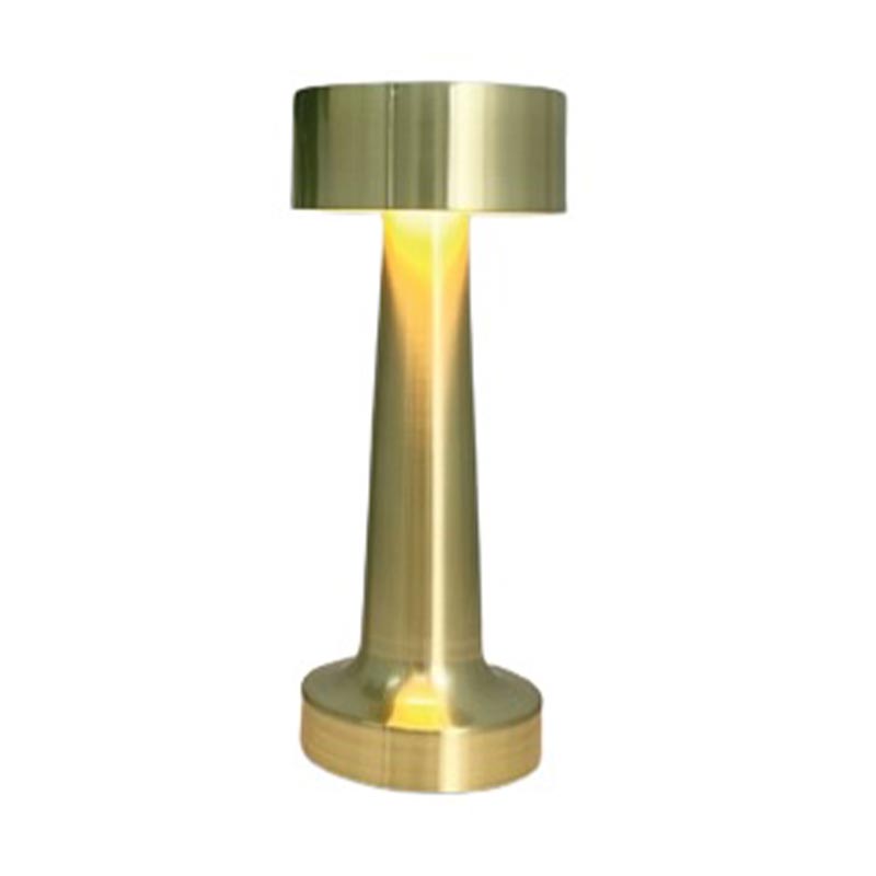 Biradli Sarj Edilebilir Masa Lambasi GRV-810 9x21 Cm Altin