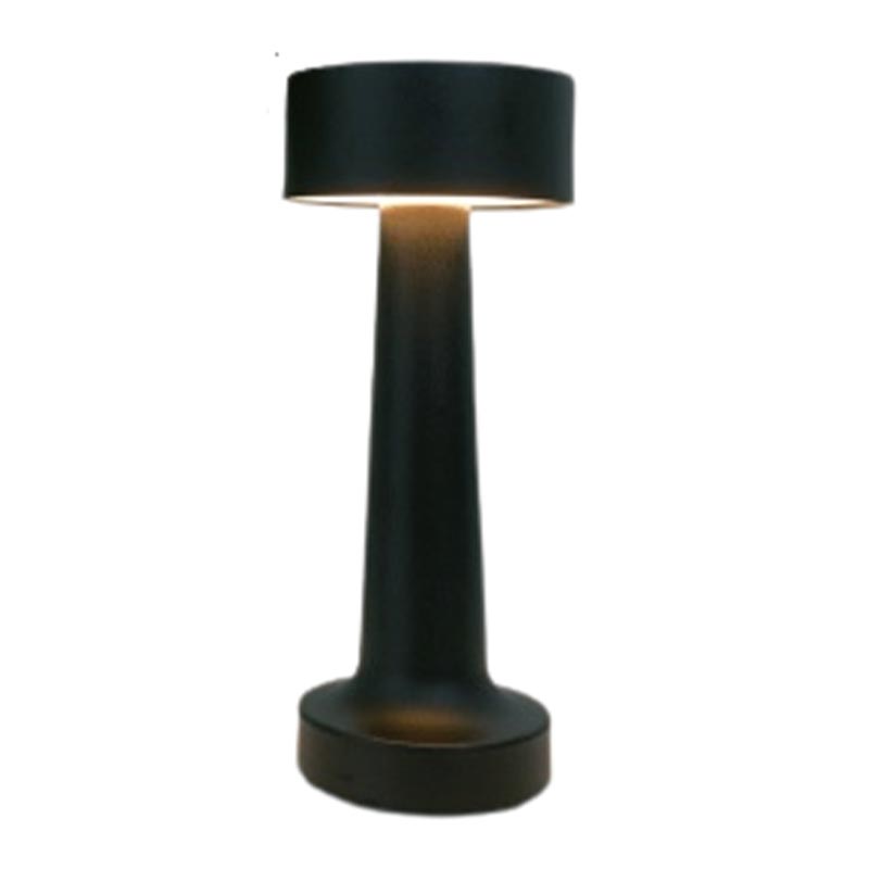 Biradli Sarj Edilebilir Siyah Masa GRV-810 Lambasi 9x21 Cm