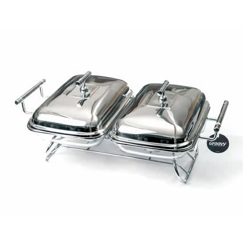 Biradli Yemek Servis Standi 2x1 GRV-9801 6 L ısiticili