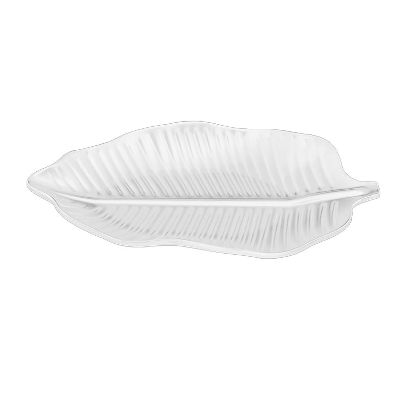 Biradli Tabagi Melamin 5x3 5 33x20 Cm Yaprak Sunum