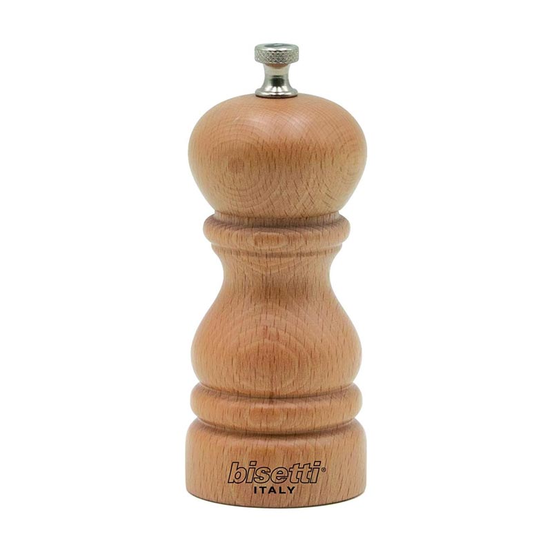 Bisetti Roma Tuz Degirmeni 13 Cm Dogal Ahsap