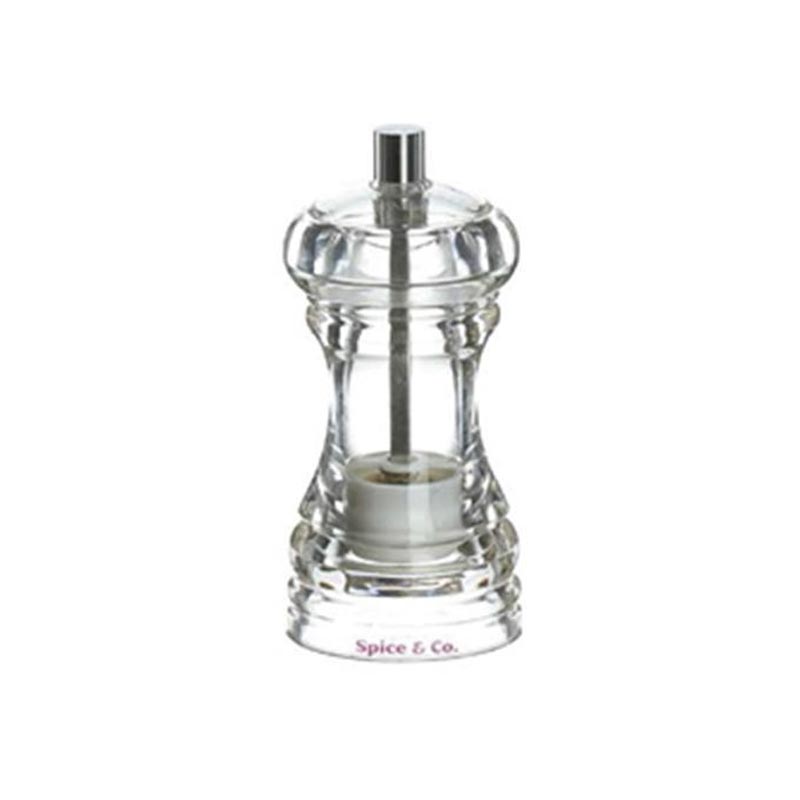 Bisetti Spice Co Tuz Ve Akrilik Karabiber 11 Degirmeni 5 Cm