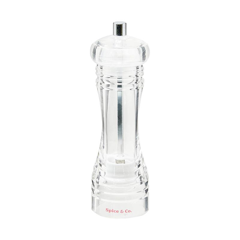 Bisetti Spice Co Tuz Ve Akrilik 16 Karabiber Degirmeni Cm