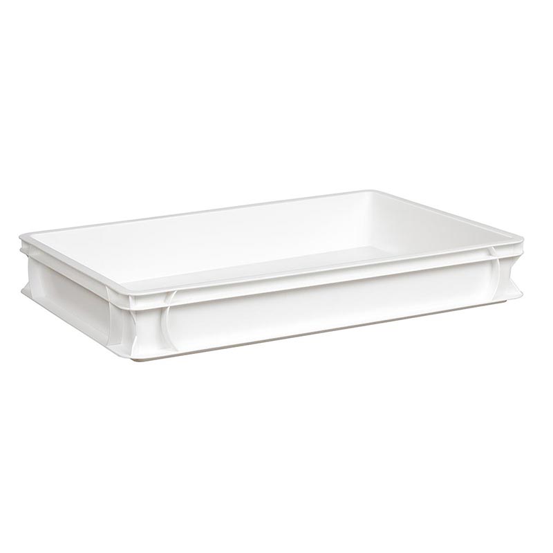 Bora Plastik Hamur Teknesi, 60x40x10 cm, Beyaz — Bora Plastik