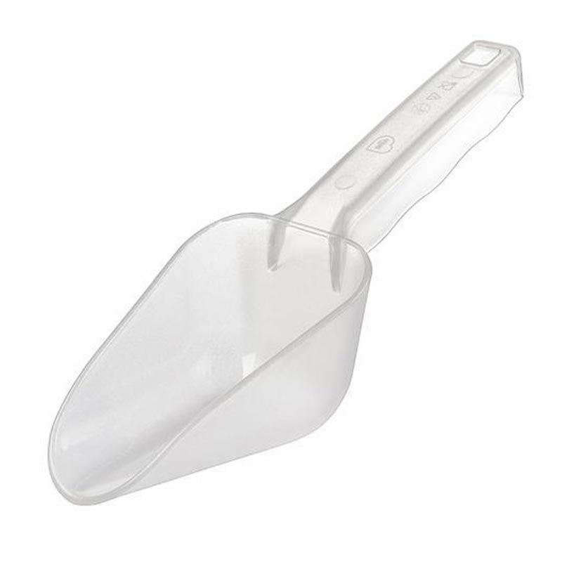 Bora Plastik Polikarbon Buz Küreği, 26x8 cm, Şeffaf — Bora Plastik
