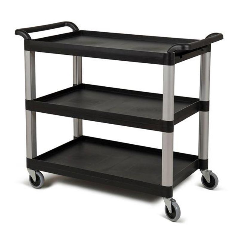 Bora Plastik Profesyonel Tekerli Servis 100 Arabasi Mm Siyah