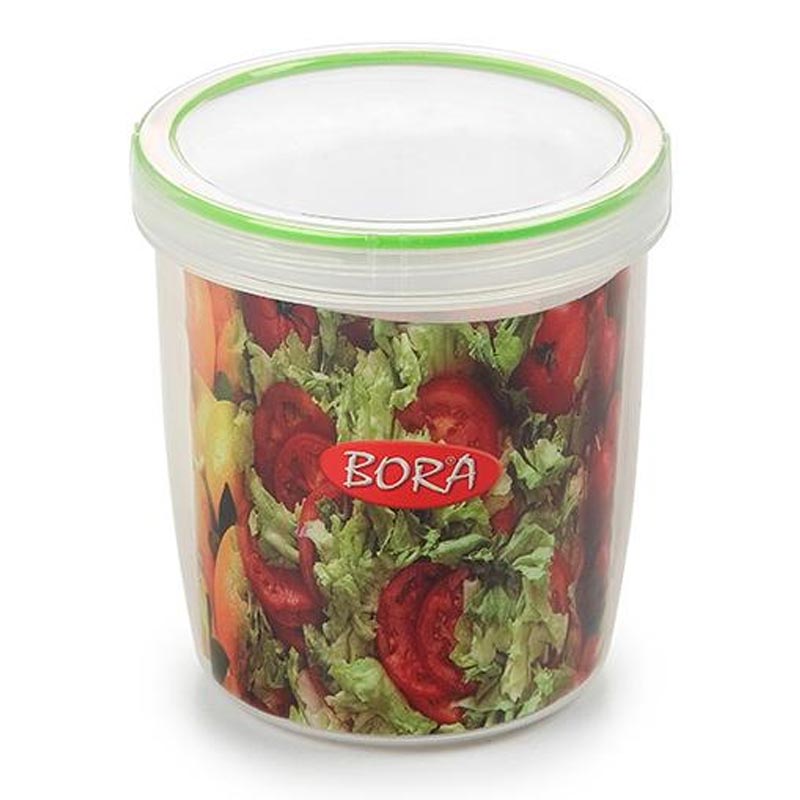 Bora Plastik Saklama Kabı, Contalı, Vidalı, 650 ml, No: 6, 0.65 L — Bora Plastik