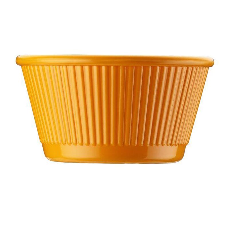 Bora Plastik Yuvarlak Mini Sosluk, Polikarbonat, 8.4x4.4 cm, Turuncu — Bora Plastik