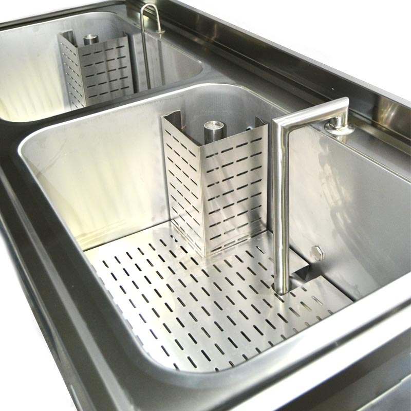 Borasco BR-716COMBI Basınçlı Yıkama ve Ozonlu Dezenfeksiyon Makinası, 140 L + 140 L, Taban Raflı — Borasco — Görsel 2