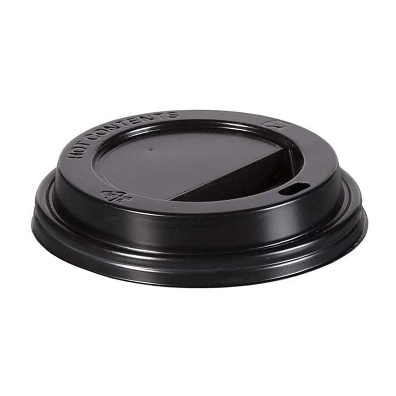 Cafemarkt Karton Bardak Kapak, 12-16 oz, Siyah