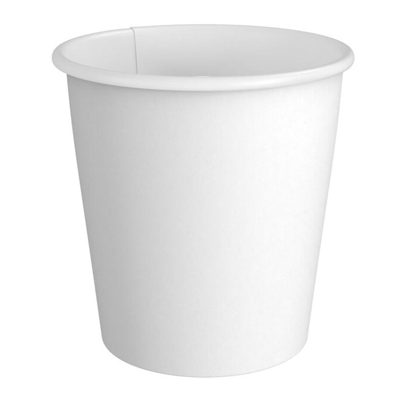 Cafemarkt Tek Katman Sıcak İçecek Karton Bardak, 8 oz, Beyaz