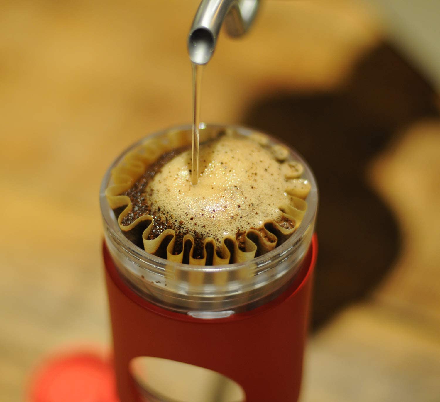Cafflano Go-Brew Kahve Demleme Şişesi, Mint Yeşili — Cafflano — Görsel 3