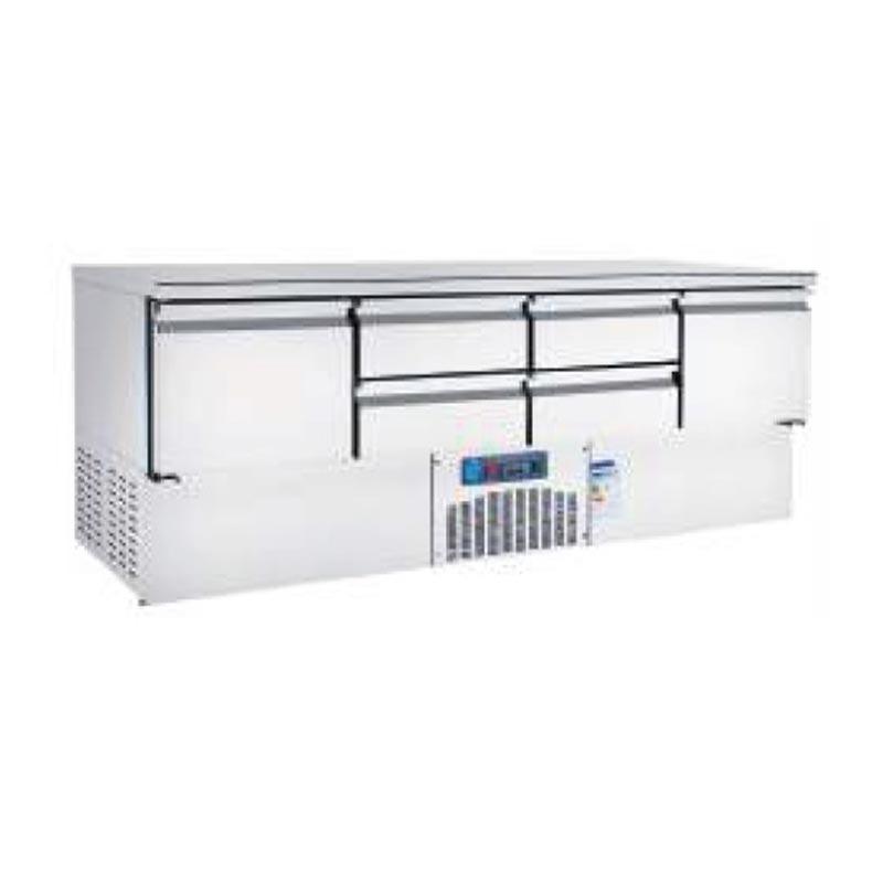 CSA CS-CIH4 700 Alttan Motorlu Yatay Buzdolabı, 310 L — CSA Inox