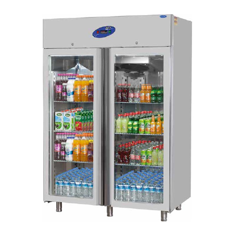 Csa Cs C Dik Tip Derin Dondurucu 2 Cam DBLK-1400 Kapili 1400 L