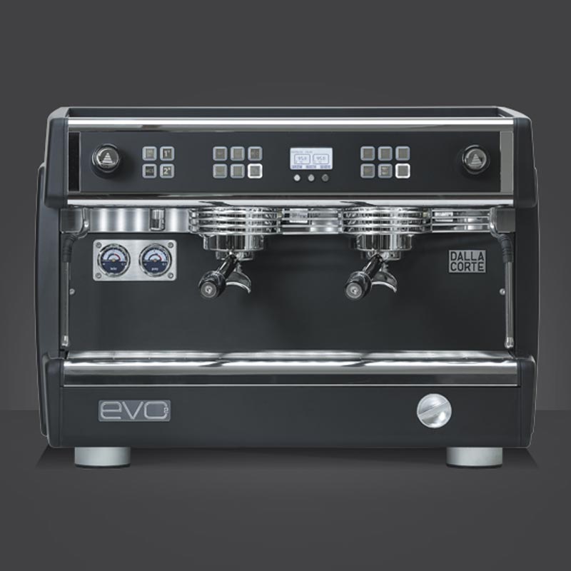 Dalla Kahve Makinesi 2 Gruplu EVO-2 Blackboard Corte Espresso