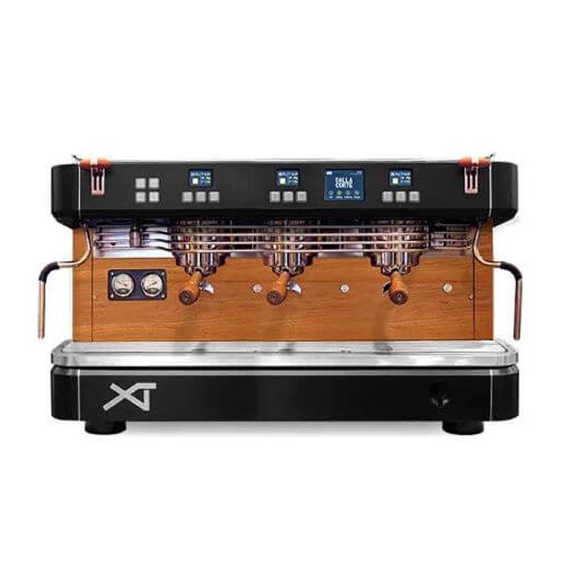 Dalla Xt Classic Espresso Kahve Makinesi Gruplu 3 Ceviz Corte Siyah