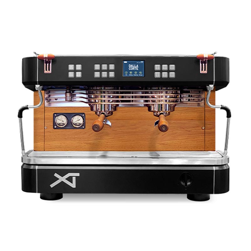 Dalla Classic Espresso Makinesi Gruplu Kahverengi 2 Corte Xt Siyah