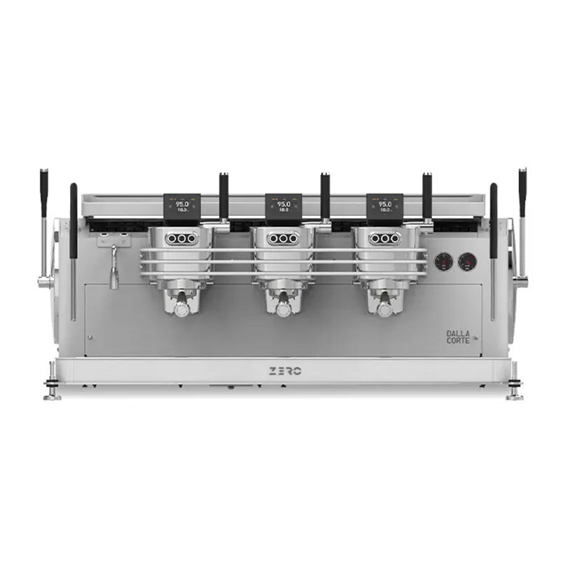 Dalla Zero Barista Espresso Kahve Makinesi 3 Gruplu Corte Beyaz