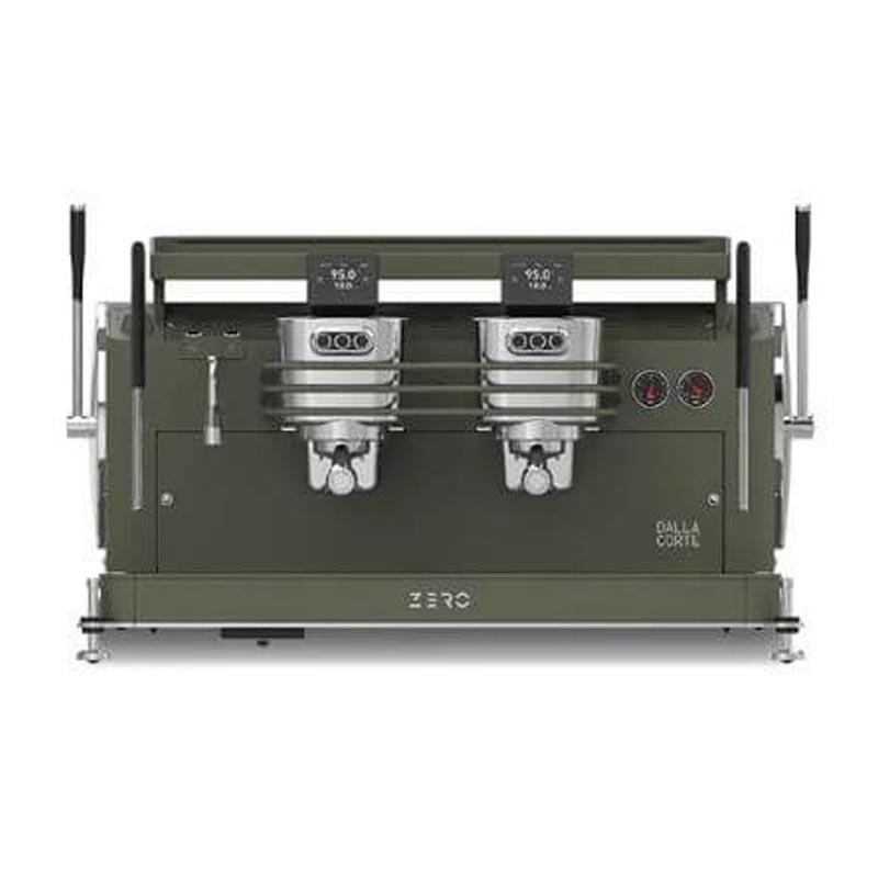 Dalla Zero Classic Espresso Kahve Makinesi Gruplu 2 Zeytin Yesili Corte