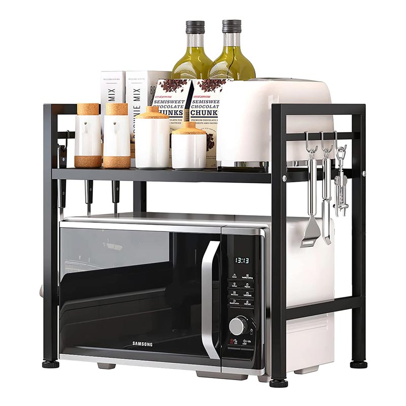 Decorelax Mikrodalga Fırın Siyah Rafi