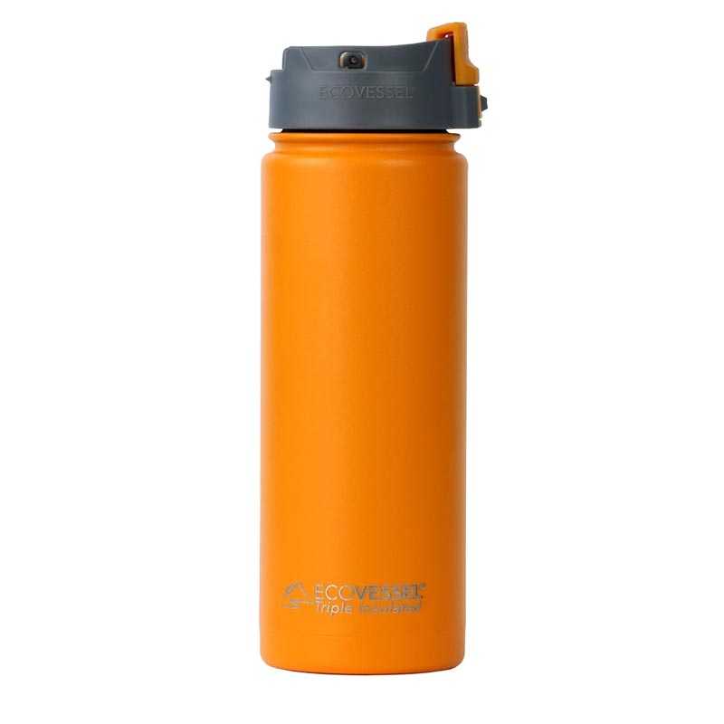 Ecovessel Perk Termos, Paslanmaz Çelik, 20 oz, 600 ml, Mango — EcoVessel