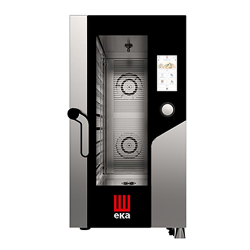 Eka Kompakt Kombi Elektrikli Fırın ADET-1 1 Gn 10 Tepsi Kapasiteli Dokunmatik