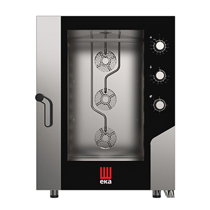 Eka Elektromekanik Fırın Nemlendirmeli 10 ADET-2 1 Gn Tepsi Kapasiteli MKF-1021 S Konveksiyonlu Elektrikli