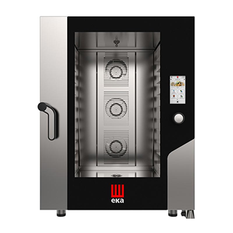 Eka Dokunmatik Fırın Elektrikli Nemlendirmeli 10 ADET-2 1 Gn Tepsi MKF-1021 Kapasiteli Ts Konveksiyonlu