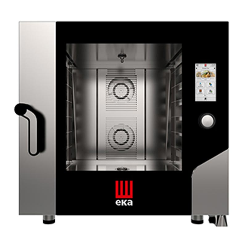 Eka Konveksiyonlu Dokunmatik Elektrikli Fırın Nemlendirmeli 6 MKF-664 Tepsi Kapasiteli Ts