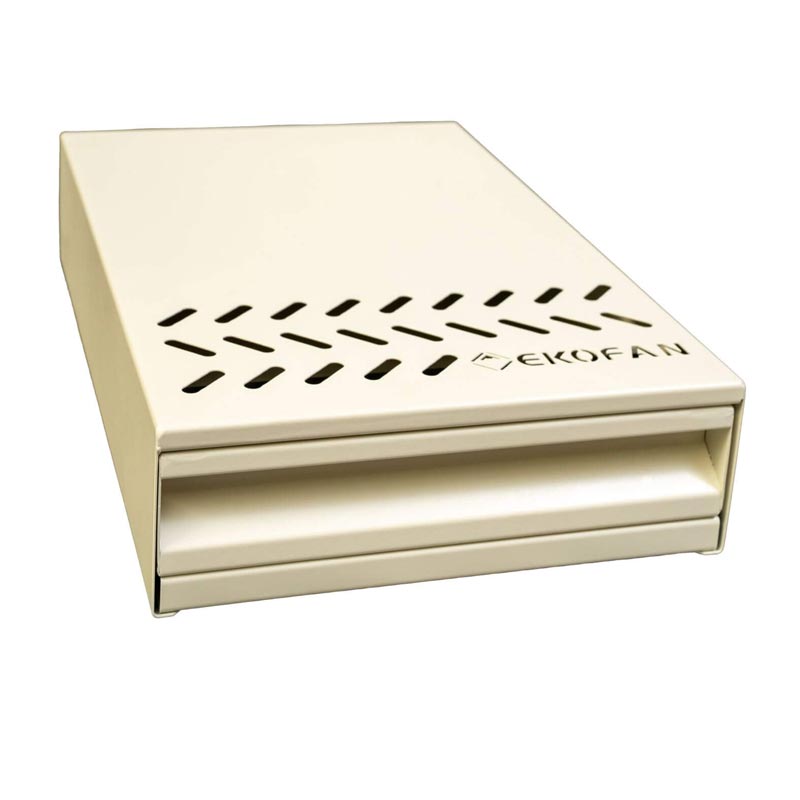 Ekofan Kahve Posa Cekmecesi Knock 01b Box Pc Beyaz