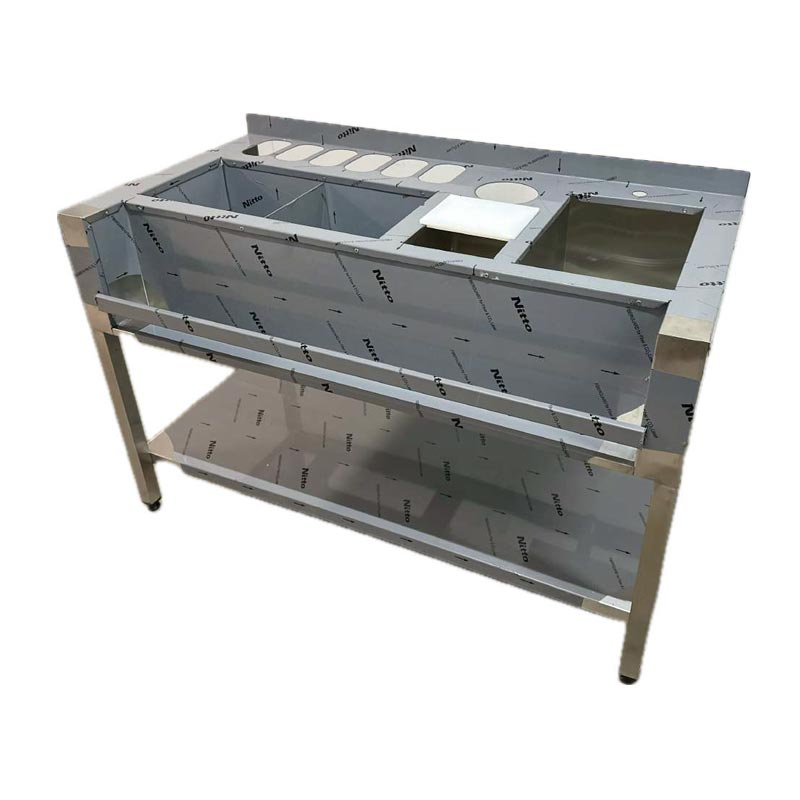 Ekofan Taban Rafli 140x70x90 Kokteyl ıstasyonu Cm