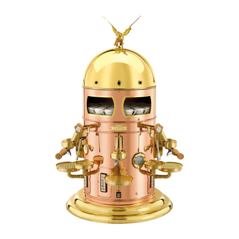 Elektra Belle Epoque Espresso Kahve Makinesi 3 Gruplu Bakir Pirinc